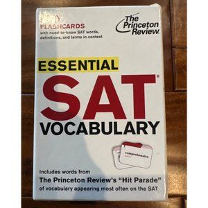 Essential SAT Vocabulary (550 flashcards) Paperback by Princeton review